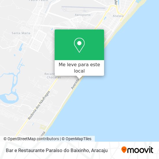 Bar e Restaurante Paraíso do Baixinho mapa