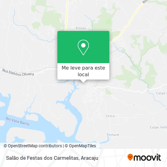 Salão de Festas dos Carmelitas mapa