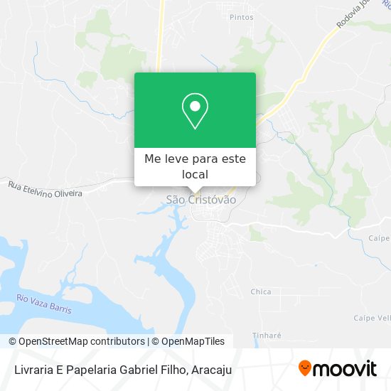 Livraria E Papelaria Gabriel Filho mapa