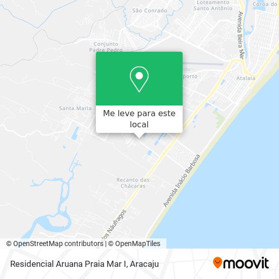 Residencial Aruana Praia Mar I mapa