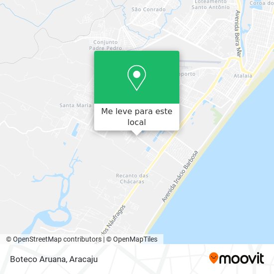 Boteco Aruana mapa
