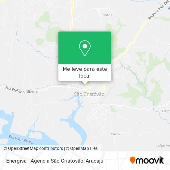 Energisa - Agência São Criatovão mapa