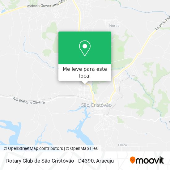 Rotary Club de São Cristóvão - D4390 mapa