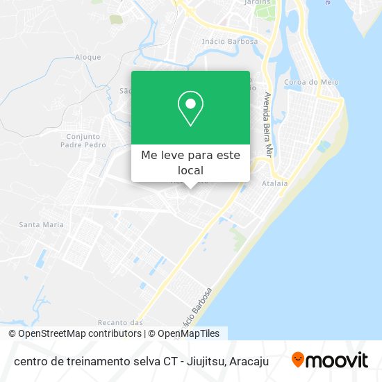 centro de treinamento selva CT - Jiujitsu mapa