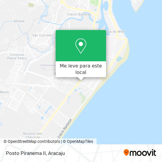 Posto Piranema II mapa
