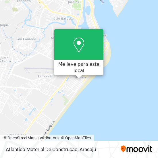 Atlantico Material De Construção mapa