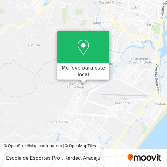 Escola de Esportes Prof. Kardec mapa
