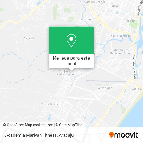 Academia Marivan Fitness mapa
