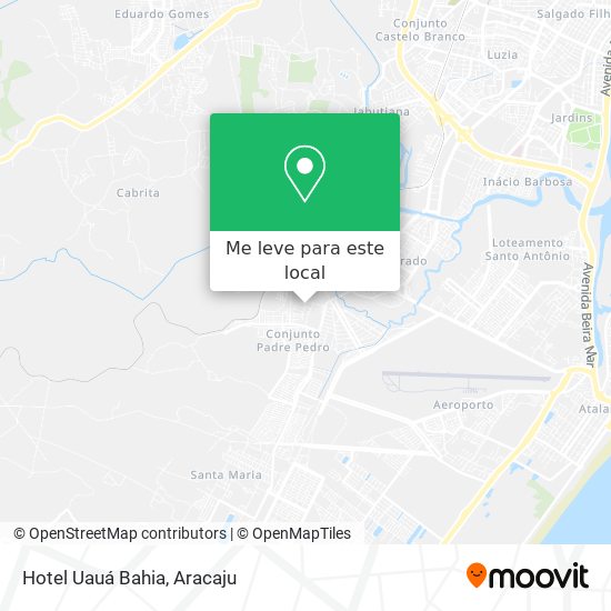 Hotel Uauá Bahia mapa