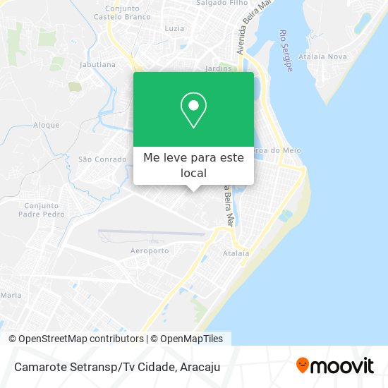 Camarote Setransp/Tv Cidade mapa