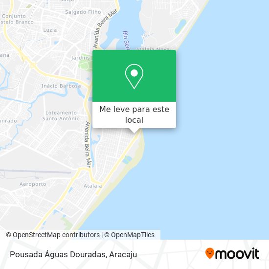 Pousada Águas Douradas mapa