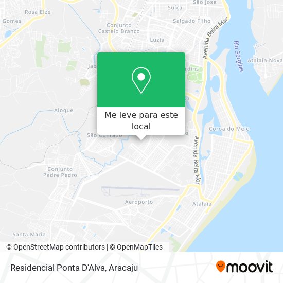 Residencial Ponta D'Alva mapa