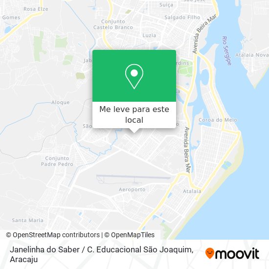 Janelinha do Saber / C. Educacional São Joaquim mapa