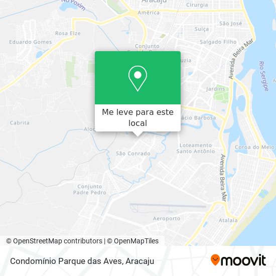 Condomínio Parque das Aves mapa