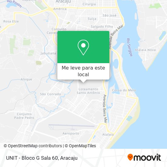 UNIT - Bloco G Sala 60 mapa