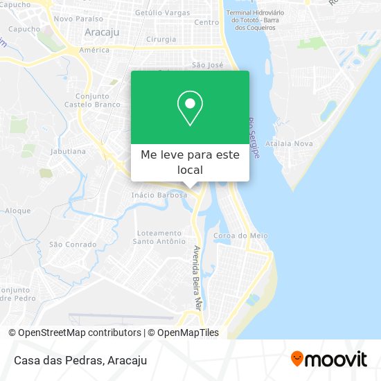 Casa das Pedras mapa
