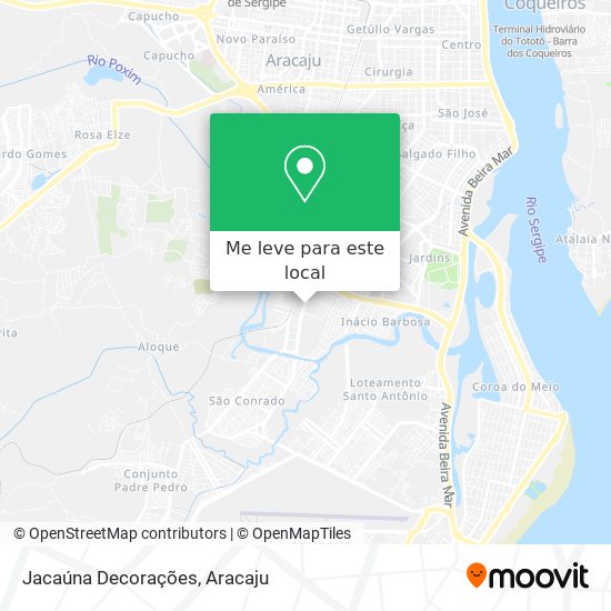 Jacaúna Decorações mapa