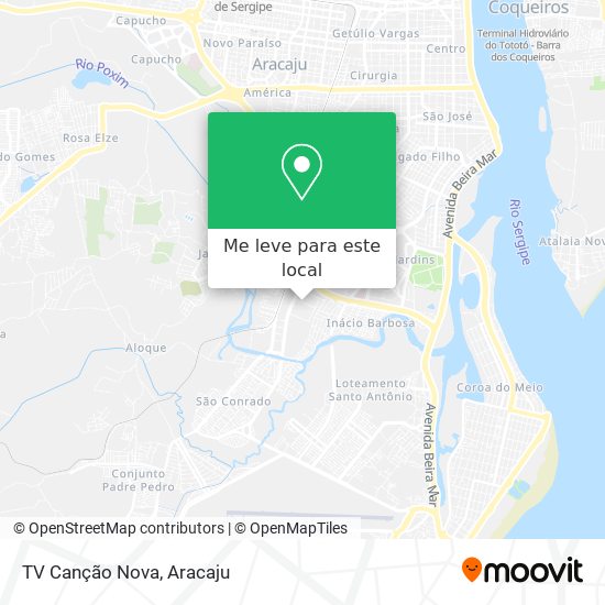 TV Canção Nova mapa