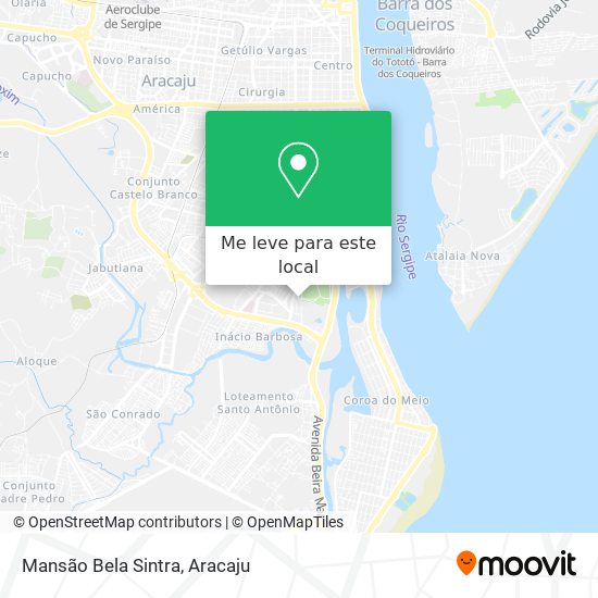 Mansão Bela Sintra mapa