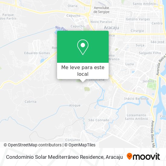 Condomínio Solar Mediterrâneo Residence mapa