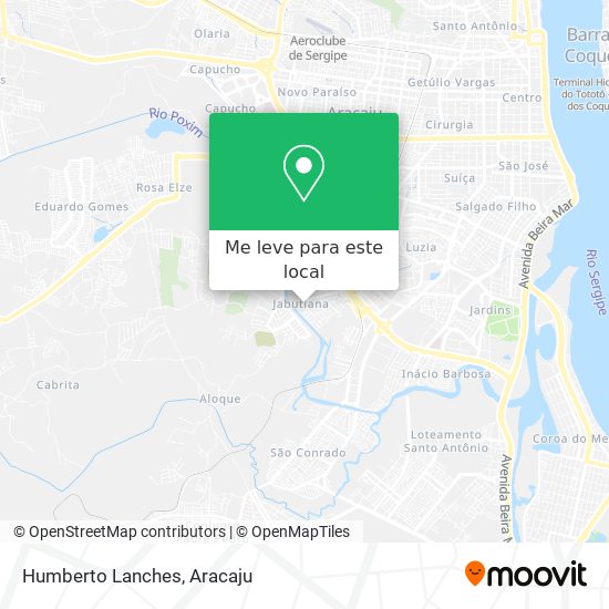 Humberto Lanches mapa