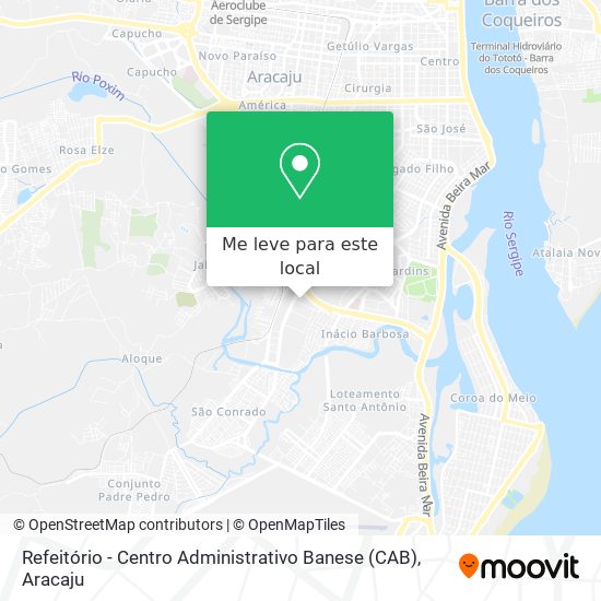 Refeitório - Centro Administrativo Banese (CAB) mapa