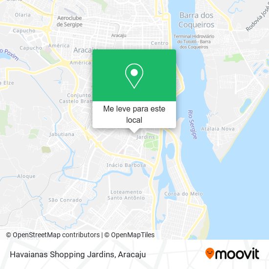 Havaianas Shopping Jardins mapa