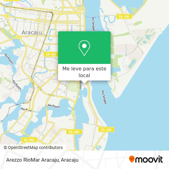 Arezzo RioMar Aracaju mapa