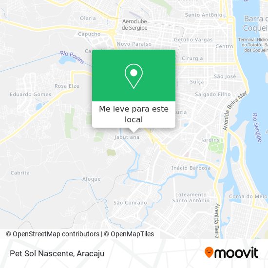 Pet Sol Nascente mapa