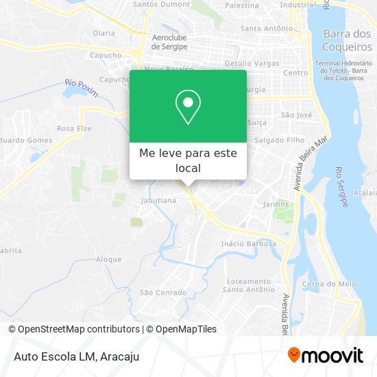 Auto Escola LM mapa