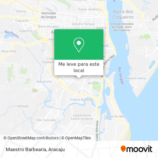 Maestro Barbearia mapa