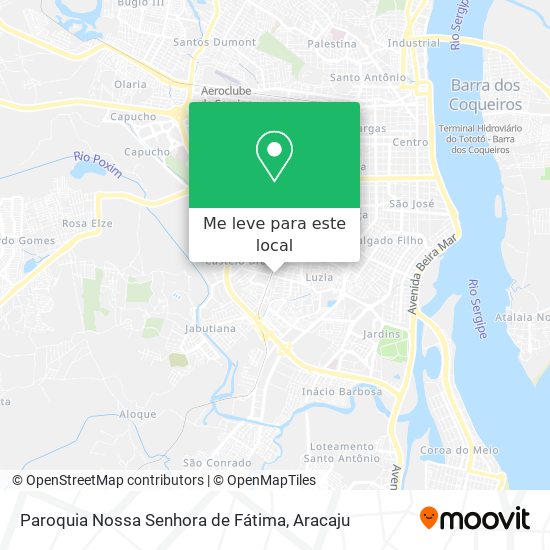 Paroquia Nossa Senhora de Fátima mapa