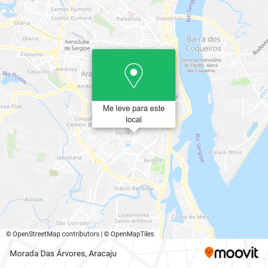 Morada Das Árvores mapa