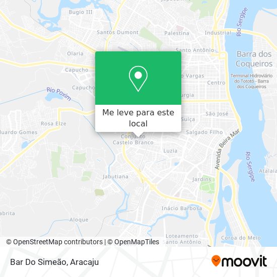 Bar Do Simeão mapa