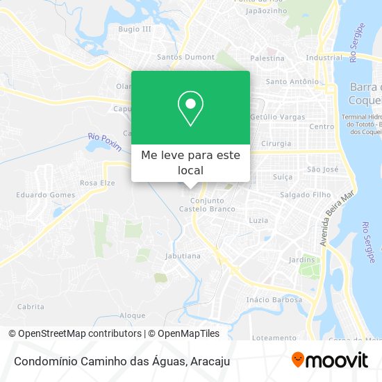 Condomínio Caminho das Águas mapa