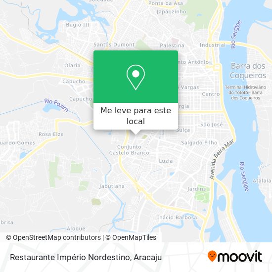 Restaurante Império Nordestino mapa