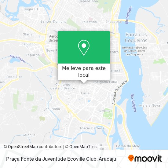 Praça Fonte da Juventude Ecoville Club mapa