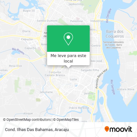 Cond. Ilhas Das Bahamas mapa