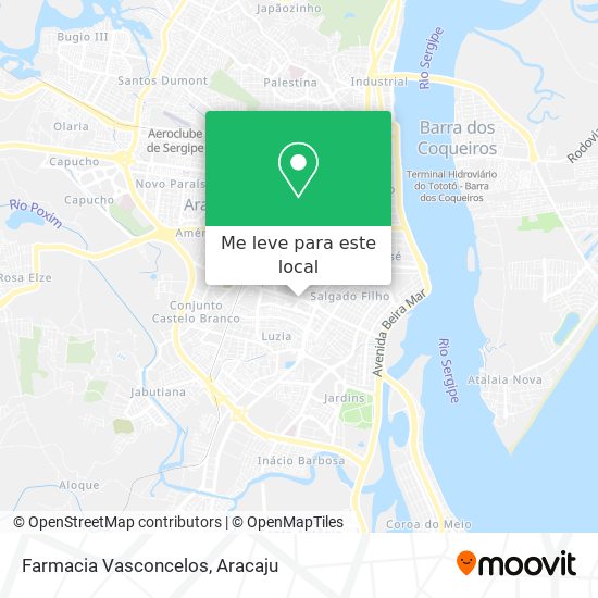 Farmacia Vasconcelos mapa