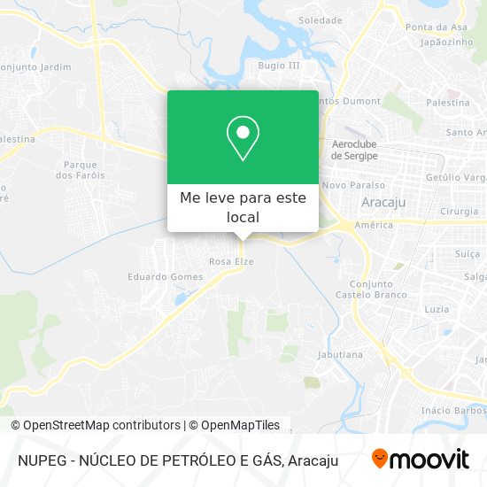 NUPEG - NÚCLEO DE PETRÓLEO E GÁS mapa