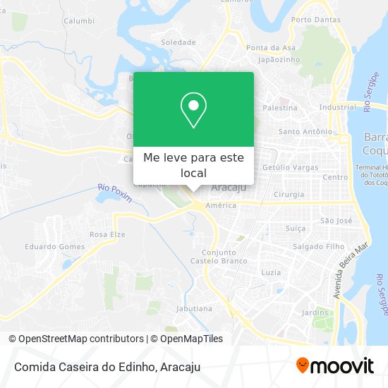 Comida Caseira do Edinho mapa