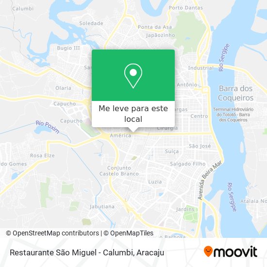 Restaurante São Miguel - Calumbi mapa