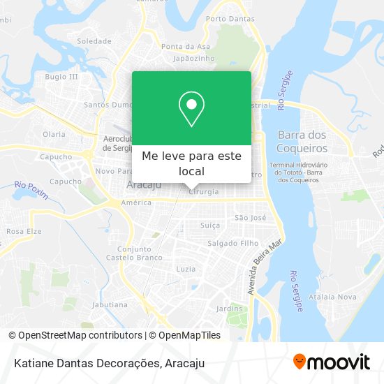 Katiane Dantas Decorações mapa