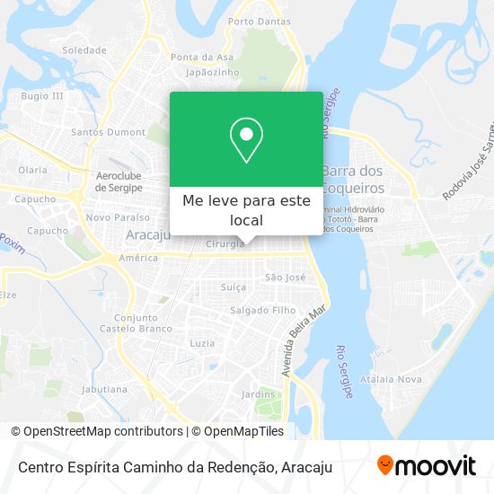 Centro Espírita Caminho da Redenção mapa