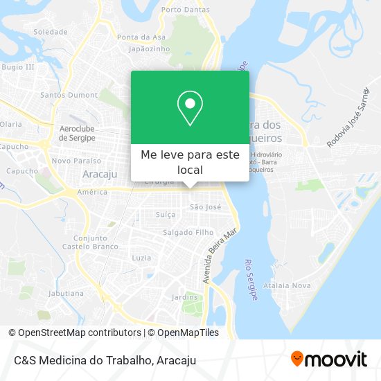 C&S Medicina do Trabalho mapa