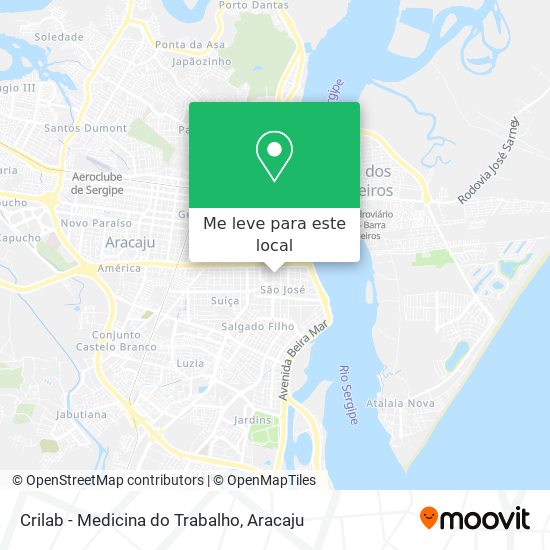 Crilab -  Medicina do Trabalho mapa