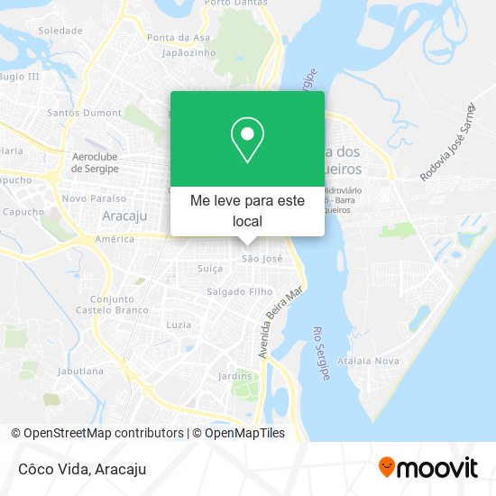 Côco Vida mapa