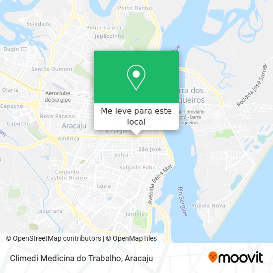 Climedi Medicina do Trabalho mapa