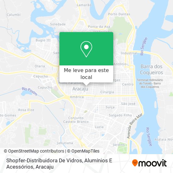 Shopfer-Distribuidora De Vidros, Alumínios E Acessórios mapa