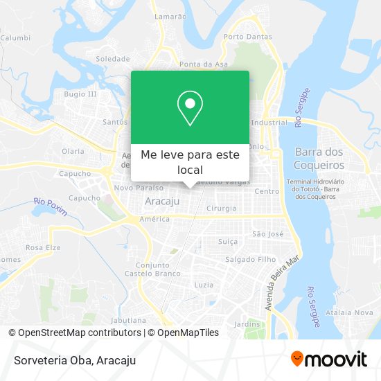 Sorveteria Oba mapa